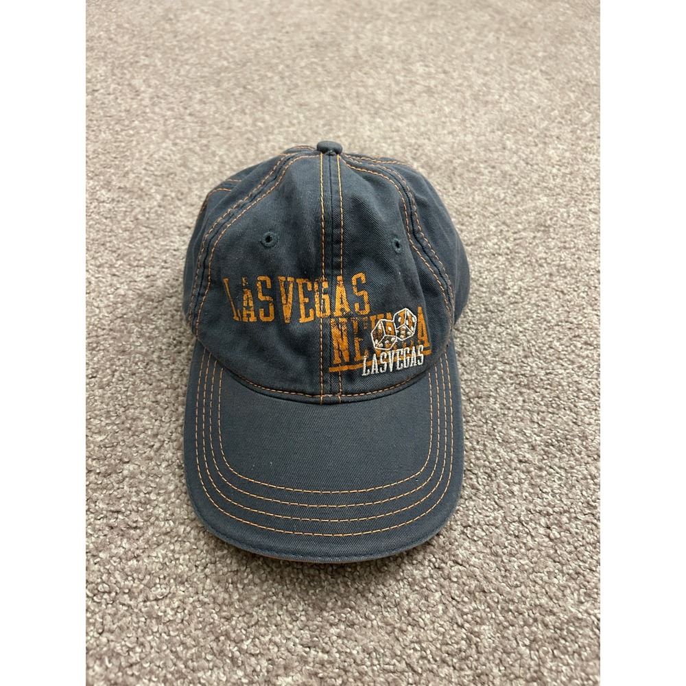Sherry Las Vegas Nevada Hat Mens OSFM Blue Orange Excellent Dice Souvenir Cap